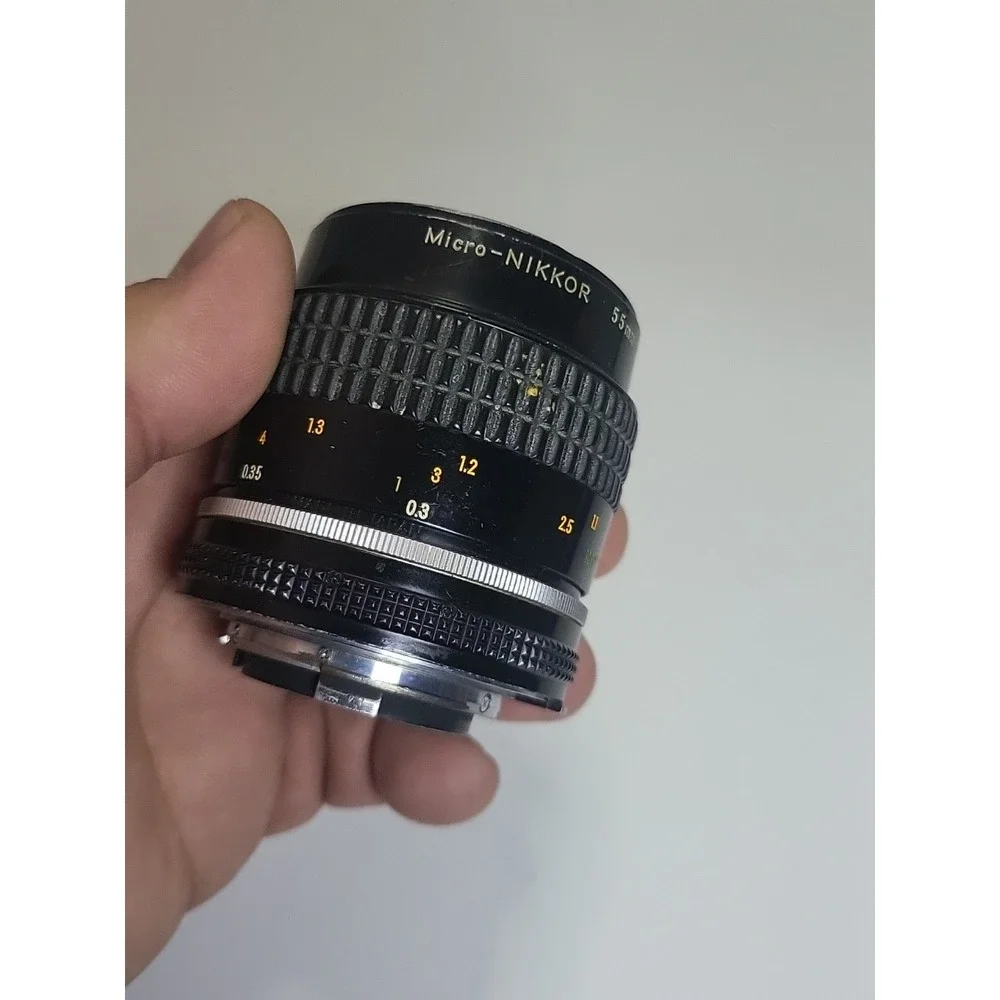 NIKON MICRO-NIKKOR 55mm f/2.8 MF Lens AIS/AI-S Mount fits FILM DIGITAL EXCELLENT